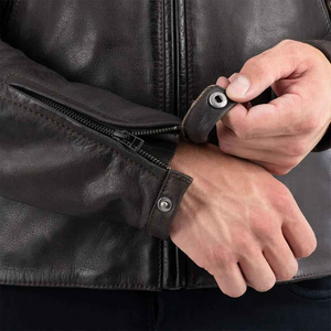 Genuine Cowhide Leather Motorcycle <b>Jacket</b> for Men OEM Supplier Fashionable and Protective <b>Biker</b> Outerwear OEM Design - Product Image 5