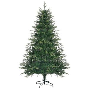 Albero di Natale Artificiale Aspen Fir Pre-Illuminato da 180 cm con Ghirlanda e 380 Luci LED Multicolore, Albero di Natale Realistico Verde Prato - Product Image 3