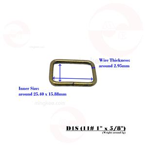MING KEE METAL 1 Inch 25mm Anti-Brass Nickel Free Ring <b>Handbag</b> <b>Strap</b> Model D1S Metal Accessories - Product Image 2