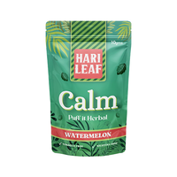 Mélange d'herbes 100% sans tabac et sans nicotine Hari Leaf Watermelon Calm Mélange apaisant à base de plantes pour fumer
