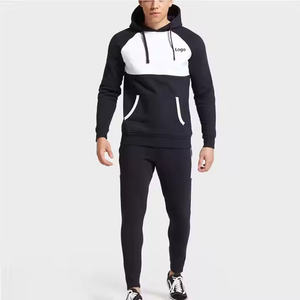 Survêtement de sport pour homme avec logo personnalisé, en tissu technique, pour la salle de sport et l'entraînement, arrivée nouvelle collection, deux pièces, pantalon de jogging décontracté, vêtements de sport - Product Image 5