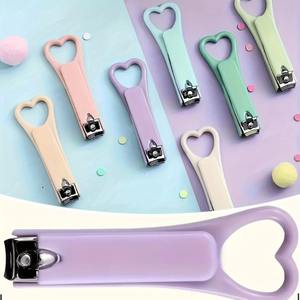 Coupe-ongles professionnels portables et durables de la série Rainbow pour femmes et hommes - Outil à ongles en acier inoxydable avec conception anti-éclaboussures - Product Image 1