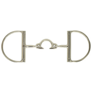 Full Cheek Snaffle Bit with Brass Inlays Horse Riding Bit Stainless Steel <b>Equestrian</b> Training Equipment - Product Image 2