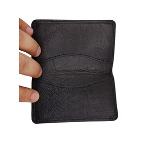 Cartera Corta de Cuero Genuino de Alta Calidad para Hombre, Personalizada OEM, con Solapa, Tarjetero, Diseño Moderno, Almacenamiento Conveniente, Plegable - Product Image 6