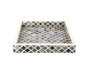 Bandeja de servicio con incrustaciones de resina duradera clásica moderna de suministro global para uso en el hogar, oficina, cafetería y restaurante, respetuosa con el medio ambiente - Product Image 3