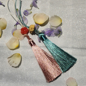 [Goyu] Adorno Tradicional Coreano con Borlas Florales, Colgante Decorativo para Envolver Regalos, Bolsa de la Suerte, Manualidades Hanbok - Product Image 2