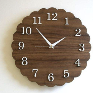 Reloj de Pared Pintado a Mano de Madera, Diseño Rústico Clásico, Decoración para el Hogar y el Jardín, Regalo Popular - Product Image 2
