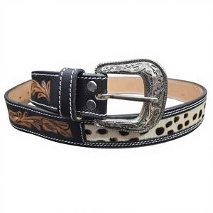 Cinturón de Cuero 100% Genuino de Vaca y Búfalo para Hombre, Diseño Personalizado, Hebilla Moderna y a la Moda para Jeans, Pantalones y Ropa de Fiesta - Product Image 6