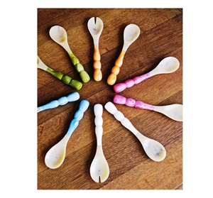 Ustensiles à salade faits à la main, écologiques, compatibles lave-vaisselle, pour la cuisine à domicile, fabriqués en Inde - Product Image 1