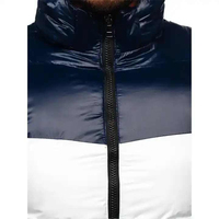 Vestes matelassées à capuche personnalisées avec logo pour hommes, vestes d'hiver pour l'extérieur, vente en gros de vestes matelassées à capuche pour hommes