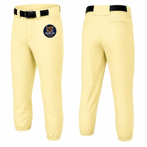 Pantalon de baseball personnalisé pour homme, couleur unie, 100 % polyester, grandes tailles, service OEM ODM disponible pour les vêtements d'extérieur - Product Image 1