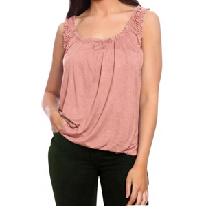 เสื้อกล้ามคอกลมสีเหลืองสำหรับผู้หญิง ผ้าแคนวาสคอตตอน 100% แห้งเร็ว ระบายอากาศได้ดี เป็นมิตรกับสิ่งแวดล้อม สไตล์หวานๆ สบายๆ แบบลำลอง - Product Image 4