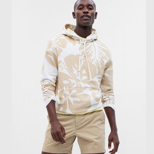 Sudadera con Capucha de Invierno para Hombre, ODM, de Alta Calidad, de Algodón y Felpa, con Estampado Digital, Antipilling, Cuello Alto, 350g - Product Image 3