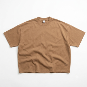 เสื้อยืดคอตตอนทรงบ็อกซี่แบบหนาพิเศษ สกรีนลายกราฟิกโลโก้ตามสั่ง ขายส่ง แบบย้อมสีเอซิด  หรือแบบพิมพ์ลายเรียบ - Product Image 1