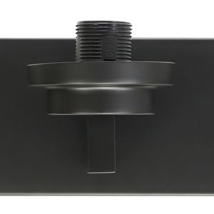 Éclairage de salle de bain moderne noir à 3/4/5/6 lumières, luminaire industriel en verre transparent avec grille, pour miroir de vanité - Product Image 5