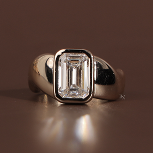 Luxury 3.2 Carat Lab Grown Diamond <b>Solitaire</b> <b>Ring</b> for Women <b>Silver</b> 10K Gold 14K Gold 18K Gold Bridal Engagement Jewelry - Product Image 1