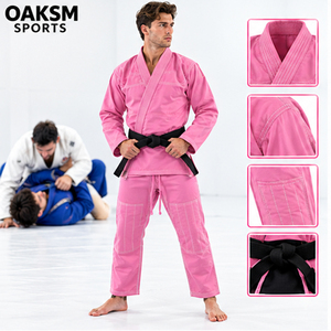 Kimono de BJJ de Alta Calidad, Tejido Pearl Weave, Parches Tejidos, Pantalones Rip Stop, Uniforme de Artes Marciales Mixtas (MMA), Todas las Tallas - Product Image 3