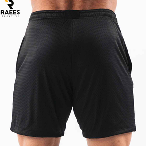 Shorts de sport respirants en maille pour hommes Darc Wolves, séchage rapide, fitness, entraînement, course à pied, jogging, motif uni - Product Image 2