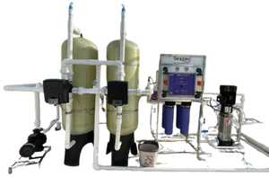 industrial 6000 LPH Fully <b>Auto</b> RO fully automatic reverse osmosis water purification machinery stainless steel skid filtration - Product Image 3