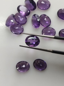 Natural <b>African</b> Amethyst 9x7MM Oval Cut Purple Best Quality Loose Gemstone Certified for Jewelry Making - Product Image 4