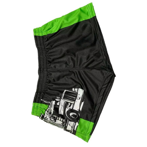 Shorts de rugby classiques en nylon uni pour hommes, style années 80, avec poches, pour l'entraînement - Product Image 6