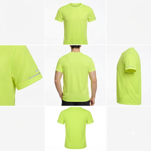 Survêtement de sport tricoté 2 pièces personnalisé à séchage rapide 100 % polyester respirant pour la course et la gym, imprimé OEM ODM - Product Image 3