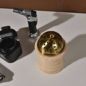 Nuevo estilo, quemador de incienso de mármol hecho a mano, soporte esférico para quemador de incienso, soporte para conos de incienso Ravertine para yoga y meditación - Product Image 5