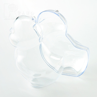 Kwang Hsieh (en français) Mini Canard PS Acrylique Transparent Décoration Suspendue pour Fête Jouets Ornements Pots à Bonbons Multicolores