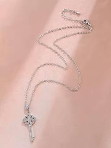 Colgante de diamante de lujo cultivado en laboratorio con diamante creado en laboratorio con certificado IGI en colgante de oro para joyería unisex. - Product Image 4