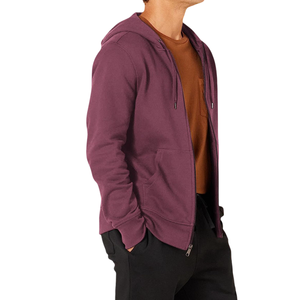 Wholesale High Quality Men's Custom Logo Front Breathable Quick Dry Fleece Pocket Long Sleeve <b>Hoodie</b> 100% Cotton Blended Winter - Product Image 3