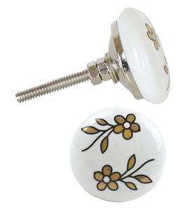 Perillas y tiradores de cerámica de diseño moderno para cajones, armarios, cocina, dormitorio, baño y sala de estar, uso CK 277 Beads Art - Product Image 1