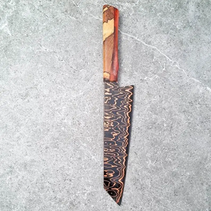Couteau de Chef LEGACY BLADES en Acier Damas Forgé à la Main, Tranchant comme un Rasoir, Manche en Bois de Palissandre, Moderne, Ambidextre, Fournisseur d'Usine - Product Image 5