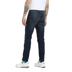Nouveau jean en denim pour homme, taille mi-haute, coupe droite, respirant, boutons solides, extensible, décontracté, idéal pour l'été, au meilleur prix - Product Image 2