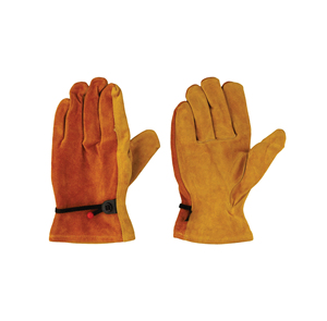 Guantes de Seguridad de Cuero con Muñequera Ajustable, Resistentes a la Abrasión, Antideslizantes, Impermeables, Resistentes a Impactos, para Uso General - Product Image 1