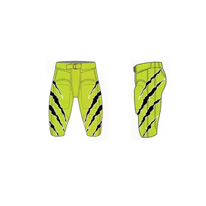 ชุดอเมริกันฟุตบอลแบบกำหนดเอง เสื้อเจอร์ซีย์ผ้าทวิลล์ระบายอากาศ แขนสั้น พร้อมชื่อและหมายเลขผู้เล่น - Product Image 5