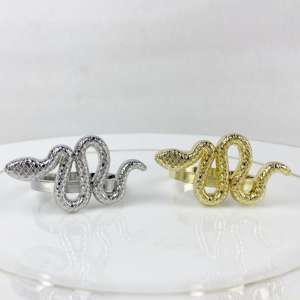 Anillos de Servilleta Modernos de Metal y Hierro para Mesa de Comedor, Accesorios Elegantes para Camping, Restaurante y Hogar, Ecológicos y Duraderos - Product Image 2