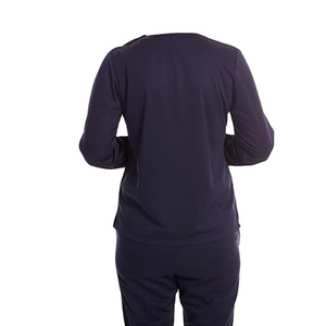 Premium femmes infirmière médicale costume sur mesure Premium hôpital Scrubs uniforme ensemble en gros à manches courtes col en v survêtement 2026 - Product Image 4