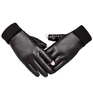 Guantes de Cuero Personalizados para Mujer, Nueva Colección de Invierno, Resistentes al Viento, de Cuero Vacuno Genuino - Product Image 6
