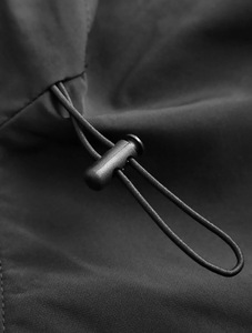 High Street Fashion Apparel MEN'S HOODED <b>WATERPROOF</b> CANVAS PULL-OVER CASUALOUTDOOR AUTUMN ZIPPER SOLID CLOTHING - Product Image 3