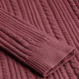 Suéteres de punto lisos hechos a medida para hombre, suéteres casuales de cuello redondo largo, en oferta, para hombre - Product Image 5