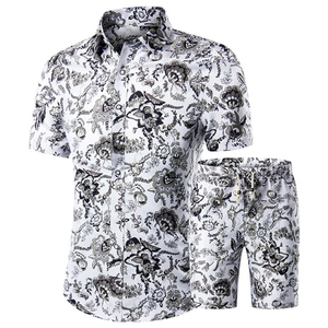 Ensemble short de jogging et t-shirt pour homme, deux pièces, collection été 2026, personnalisable, idéal pour la plage - Nouveauté très prisée - Product Image 3