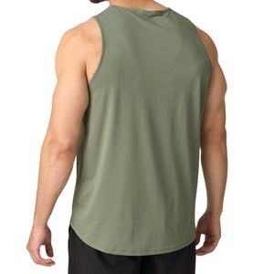 Custom Men Sleeveless Gym Shirt Wholesale OEM ODM <b>Athletic</b> Tank Top Breathable Fitness Workout Vest Manufacturer - Product Image 5