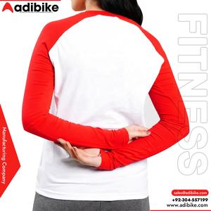 Camisetas de gimnasio personalizadas para mujer, manga larga, fabricantes al por mayor - Product Image 1