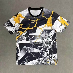 เสื้อเจอร์ซีย์กีฬาโพลีเอสเตอร์ซับเหงื่อ คอกลม แขนสั้น ทรงปกติสำหรับผู้ใหญ่ แบบสั่งทำพิเศษพร้อมลายซับลิเมชั่นสำหรับฟุตบอล - Product Image 5