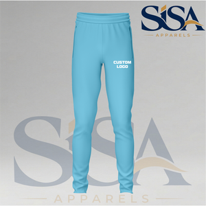 Pantalón Deportivo Personalizado Azul Cielo, Corte Regular, Algodón y Felpa, Tallas XS-3XL - Product Image 3