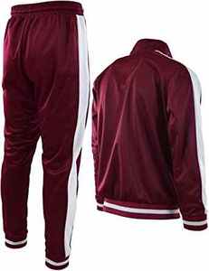 Chándal 2 en 1 para Hombre con Bloques de Color, Cremallera Completa, Cuello Redondo, Estilo Vintage, 100% Nylon, Ligero, Ecológico y Reversible - Product Image 3