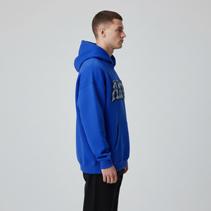 เสื้อฮู้ดซิปโอเวอร์ไซส์ผ้าเฟรนช์เทอร์รี่เนื้อหนัก 100% ผ้าฝ้าย สำหรับฤดูหนาว พิมพ์ลาย DTG ล้างสีแบบแอซิด ฮู้ดสองชั้น ทรงบ็อกซี่ สำหรับผู้ชาย - Product Image 4