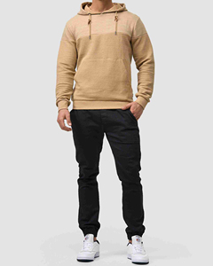 <b>Thick</b> <b>Fleece</b> Drop Shoulder Plain Blank Custom Men Hoodies Manufacturer High Quality Cotton Oversize Hoodies Customized - Product Image 2