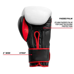 Gants de boxe unisexes légers en PU imperméables, respirants, durables et ajustables, taille personnalisée, vente chaude, formation professionnelle - Product Image 3