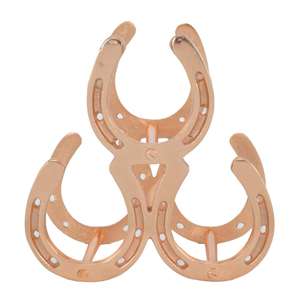 Soporte de Latón Antiguo para 3 Botellas, Exhibidor de Vino para Mesa o Encimera, Estilo Herradura, Decoración para el Hogar - Product Image 4